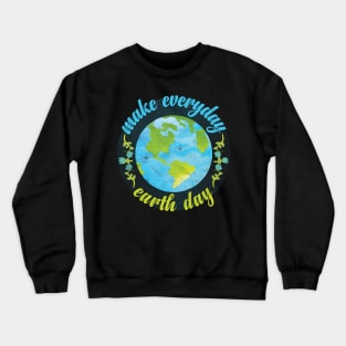 Earth Day Save the Earth Crewneck Sweatshirt